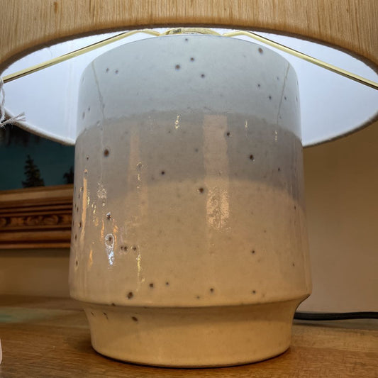 Short Round Ceramic Dotted Table Lamp LAMPS