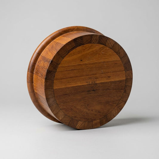 Solid Teak Turned Bowl SMALLS