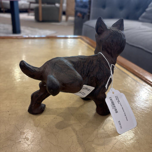 Vintage Cast Metal Dog Door Stop SMALLS