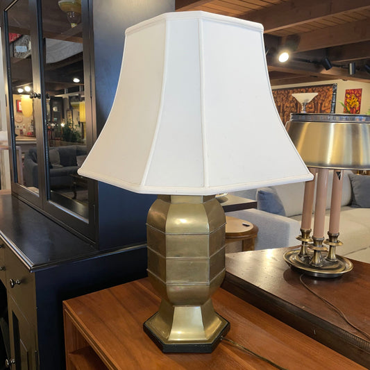 Brass Finish Base Table Lamp LAMPS