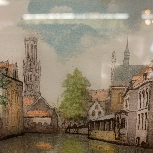 Signed THEO VANDENBROECK Waterway Art ART