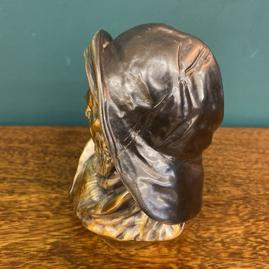 Vintage Gold Sailor Bust SMALLS