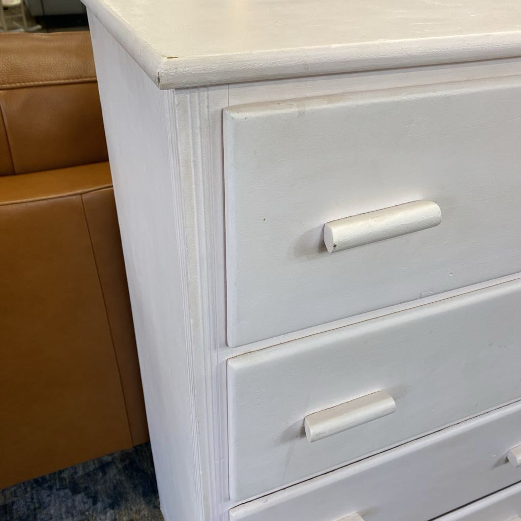 Vintage Pink Four Drawer Chest