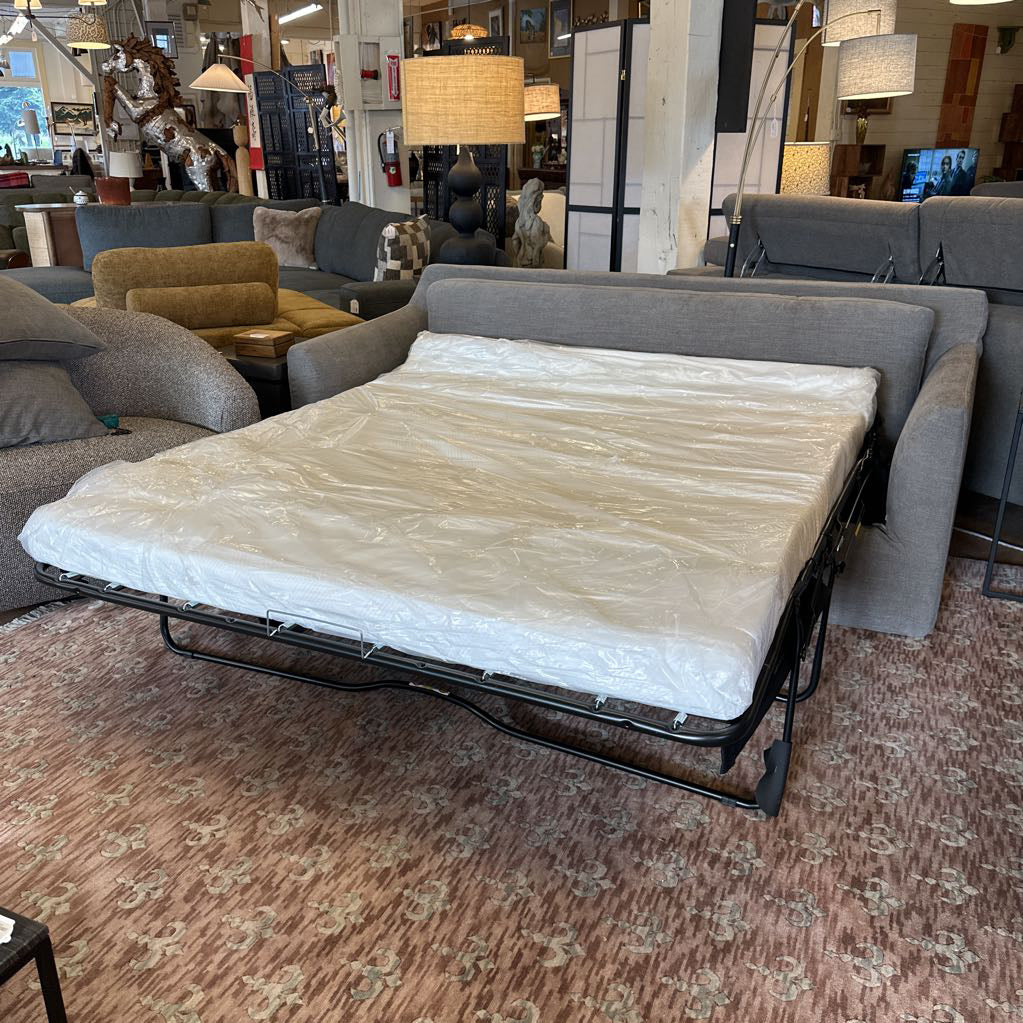 Agnes Queen Sleeper Sofa, (Sadie) Ash
