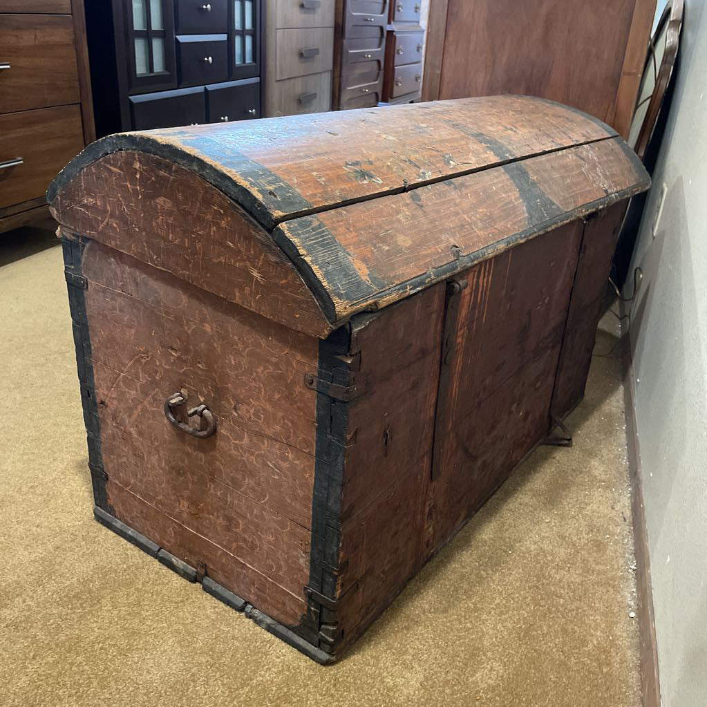 Antique Norwegian 1831 Trunk "Immigrant Chest"