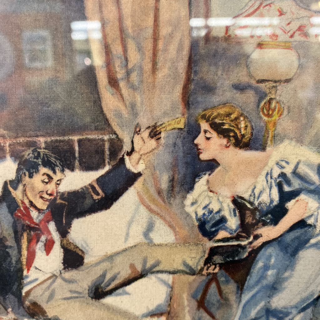 Vintage RUSSELL "JUST A LITTLE PLEASURE" Art