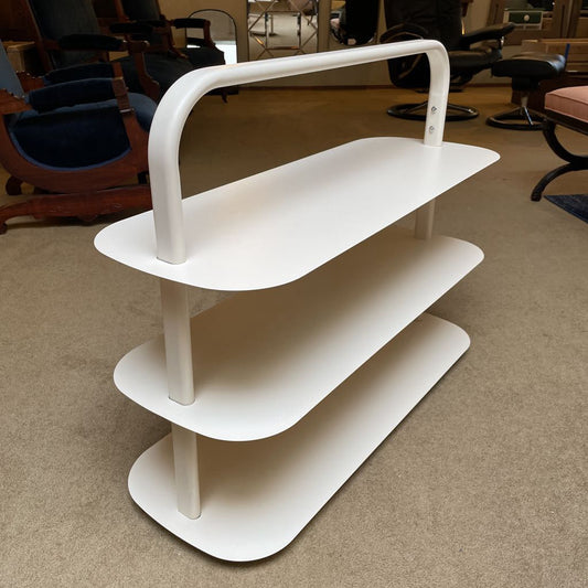 Open Spaces White Metal 3 Tier Shoe Rack SMALLS