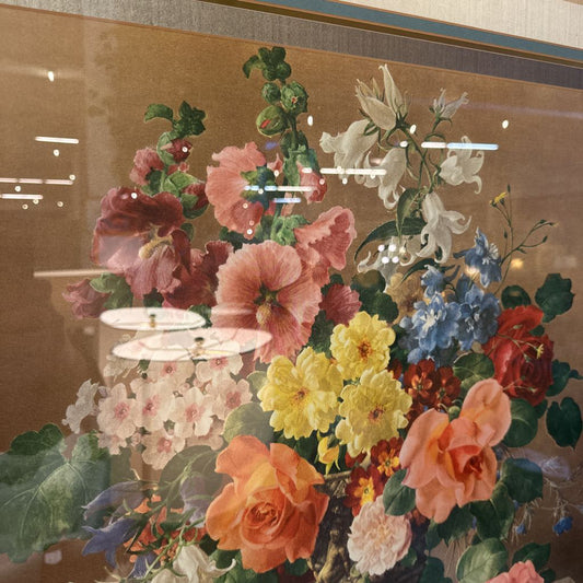 Very Colorful Floral Still Life Print