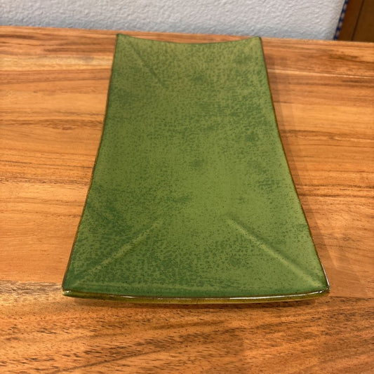 Green Glazed Tray