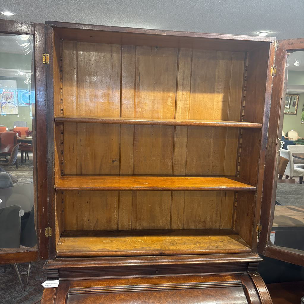 Antique Roll Top Desk Hutch (AS IS) C DESKS