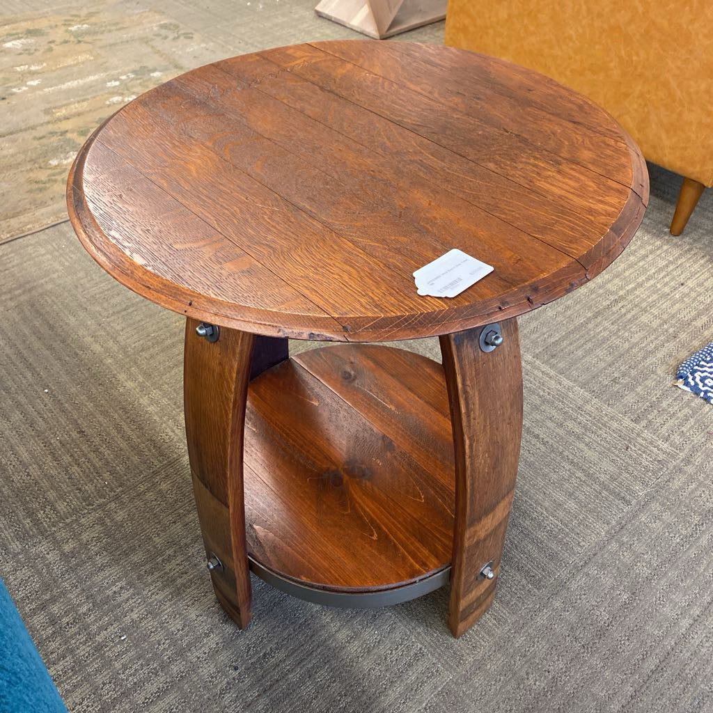 ARDENNES Wine Barrel Side Table