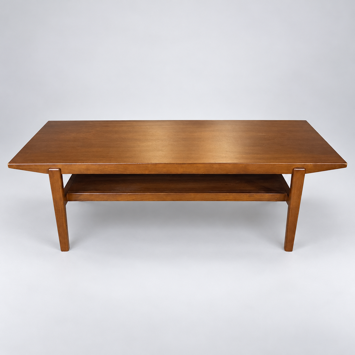 brown wood coffee table