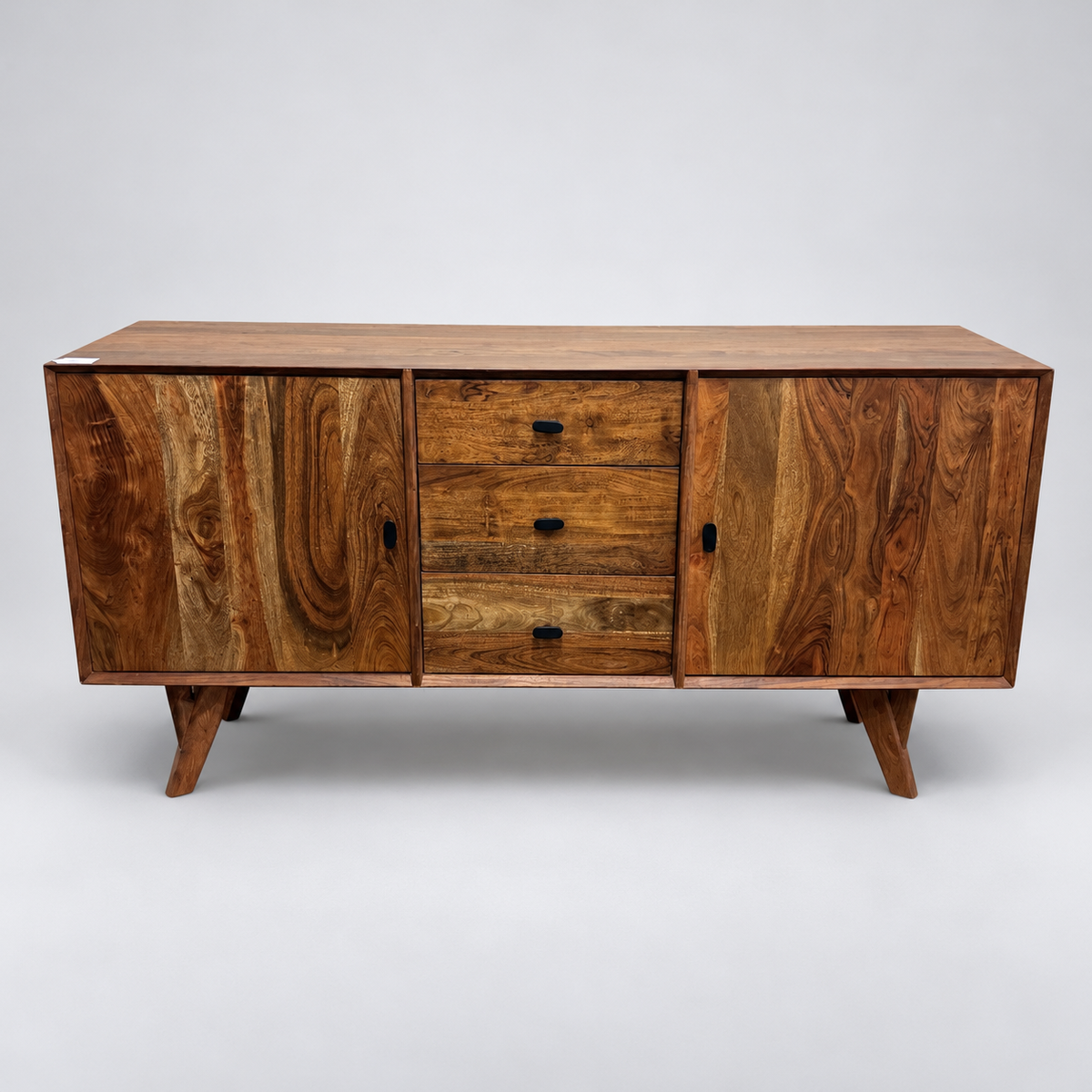Brown wood sideboard