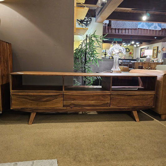 Natural Sheesham TV Stand