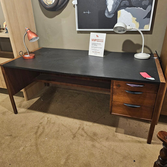 Jens Risom Design MCM Leather Top Desk