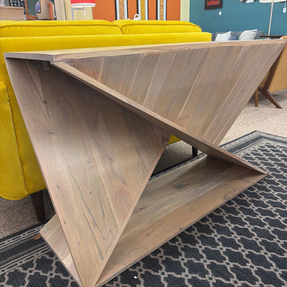 Geometric Console Table
