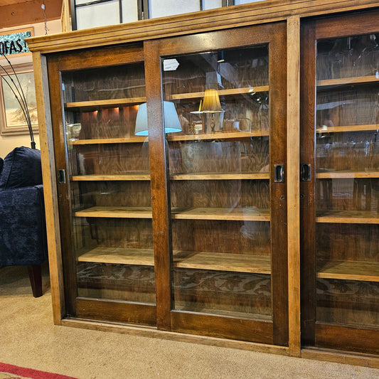 Long Low Double Wide Bookcase
