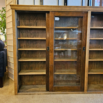 Long Low Double Wide Bookcase C BOOKSHELVES