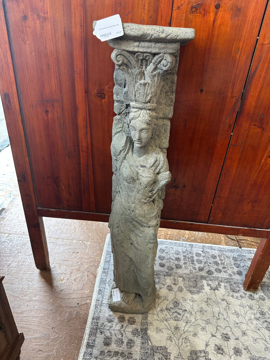 Tall Concrete Garden Statue