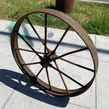 Antique Rusty Wheel UNIQUE FINDS