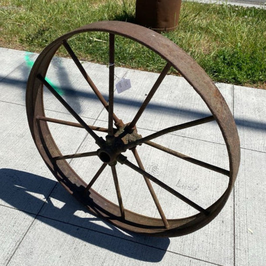 Antique Rusty Wheel UNIQUE FINDS