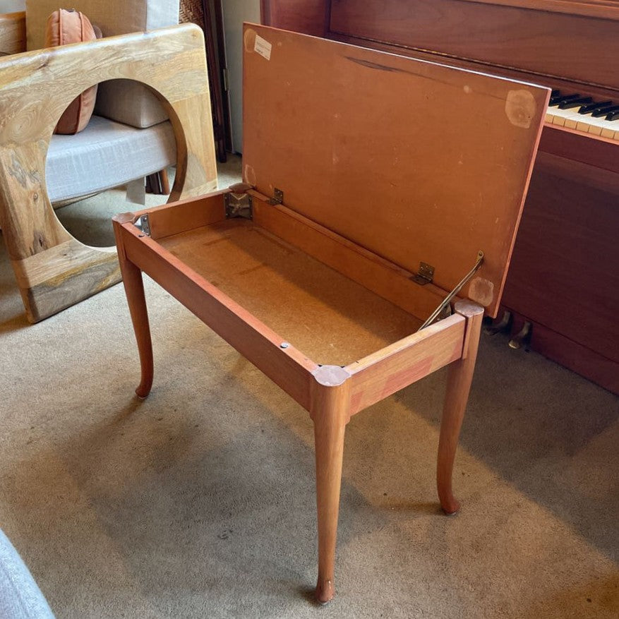 Hardman Peck & Co. Small Upright Piano & Bench