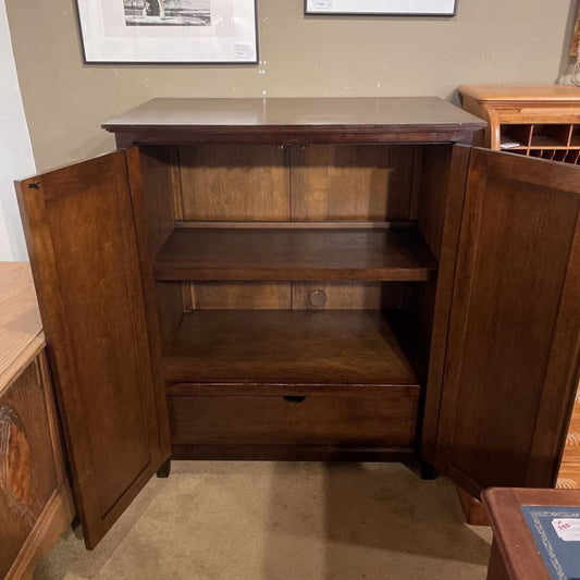Indonesian Dark Wood Cabinet w/internal Shelving C CABINETS