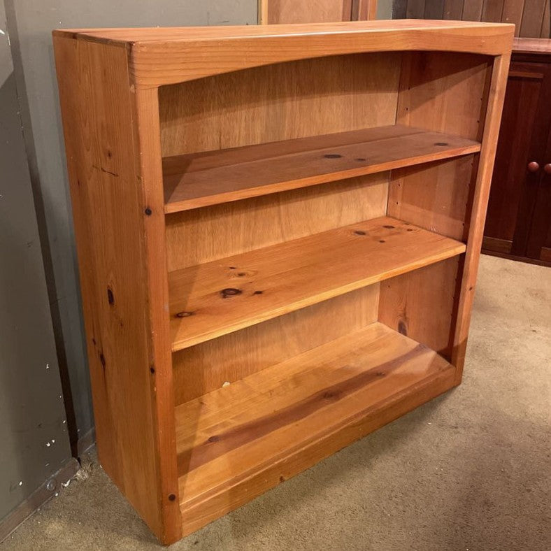 Short Wood Bookcase