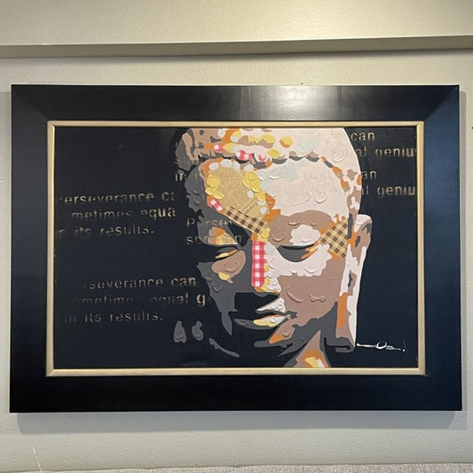 Buddha with Background Quotes Painting