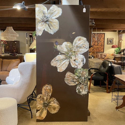 Mixed Media Florals Large Art