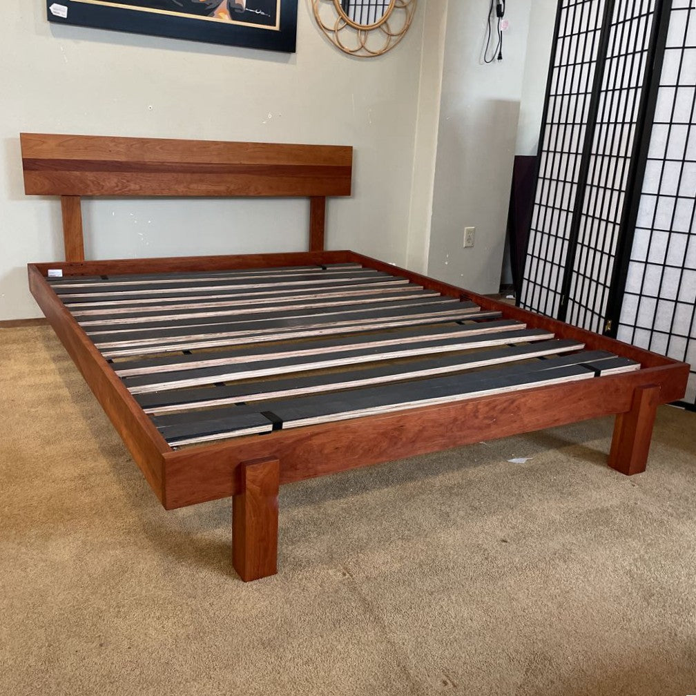 Vermont Designs Walnut Queen Bed Frame