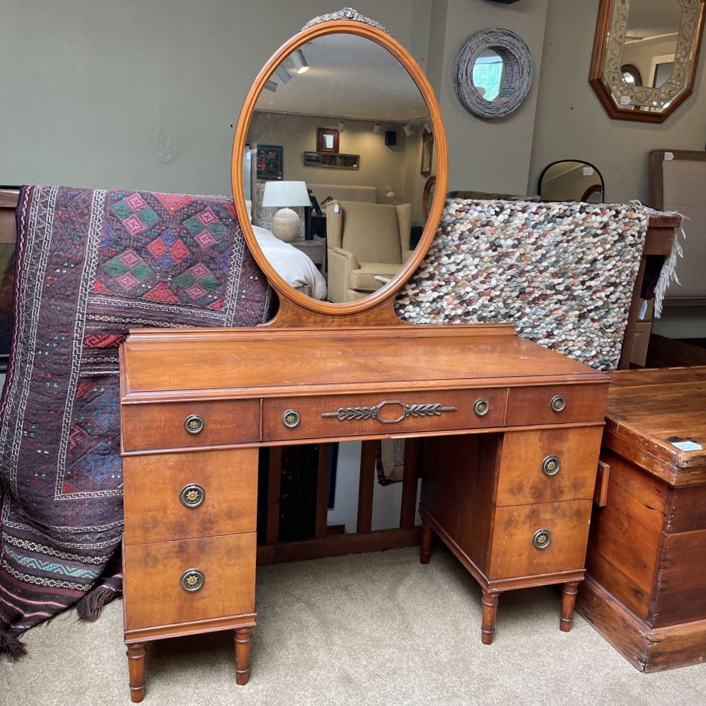 MC Mirrored Vanity with Ring Pulls