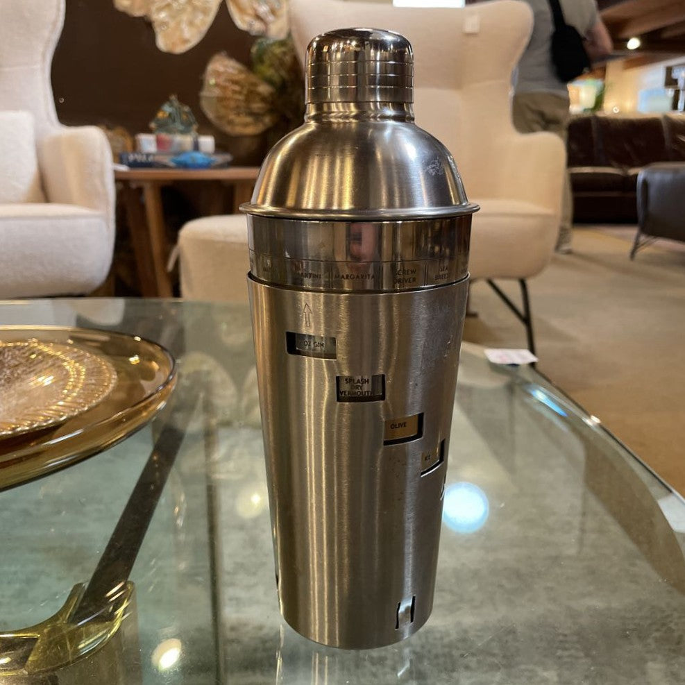 Round Metal Cocktail Shaker