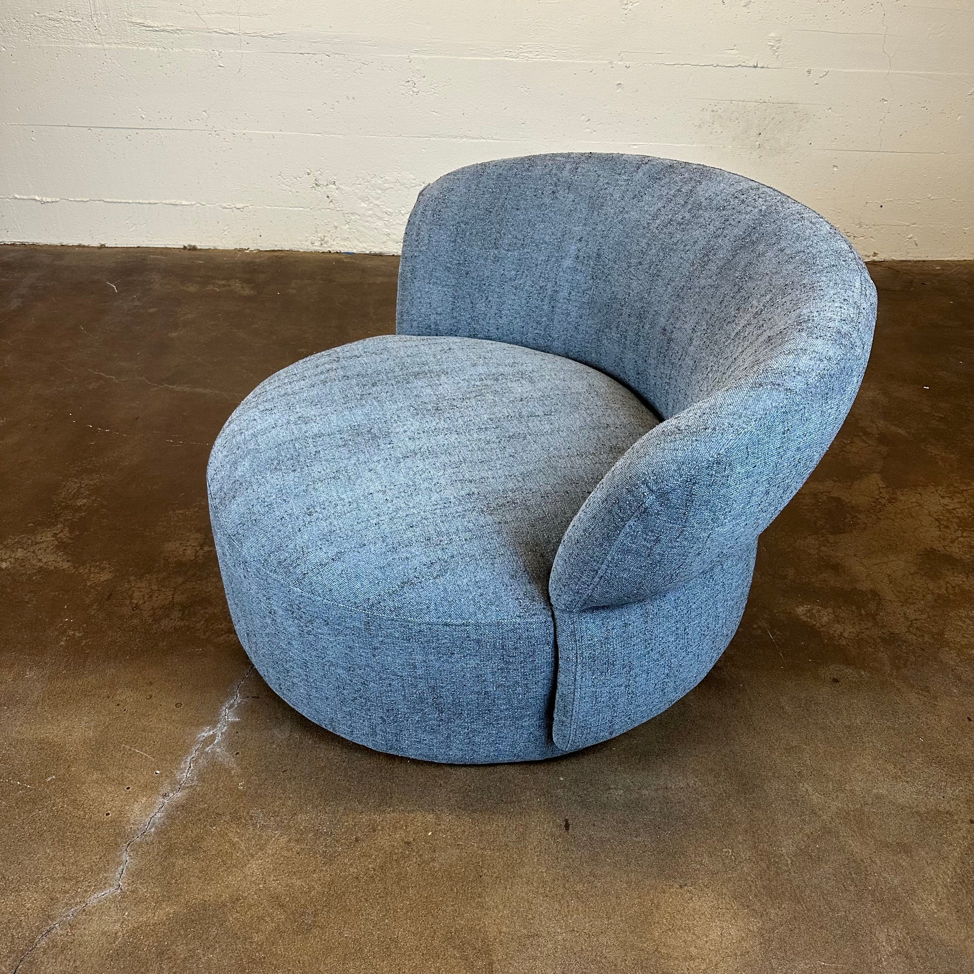 Paron Dusty Blue Accent Chair U ACCENT CHAIRS
