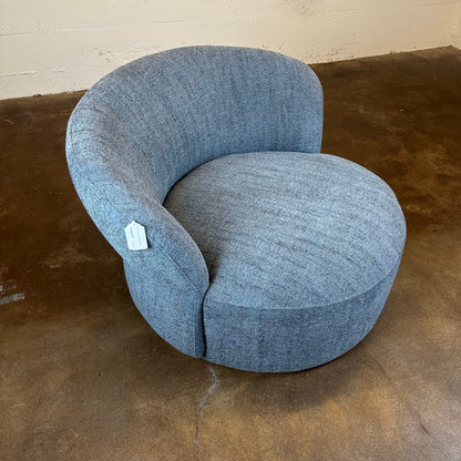 Paron Dusty Blue Accent Chair U ACCENT CHAIRS