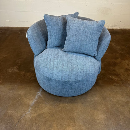 Paron Dusty Blue Accent Chair U ACCENT CHAIRS