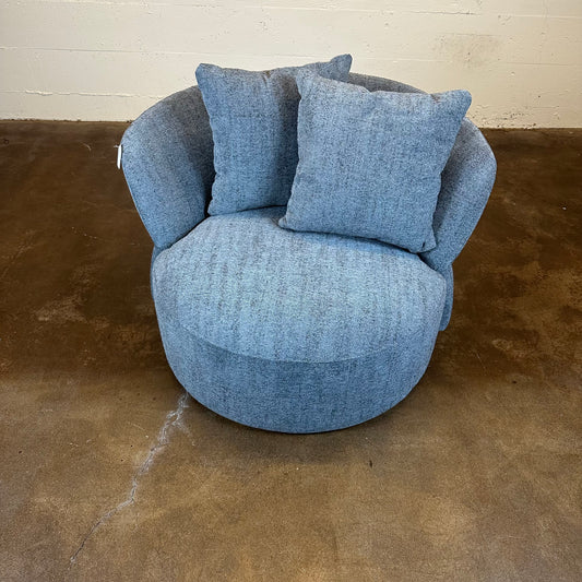 Paron Dusty Blue Accent Chair U ACCENT CHAIRS