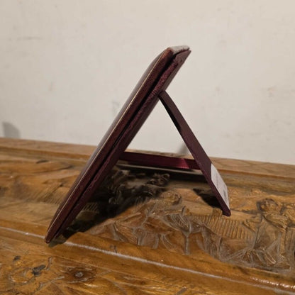 Vint. Red Leather Frame