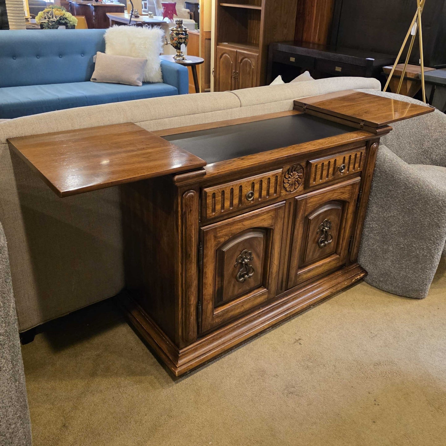 Hibriten 2 Door 1 Drawer Buffet Cabinet AS IS