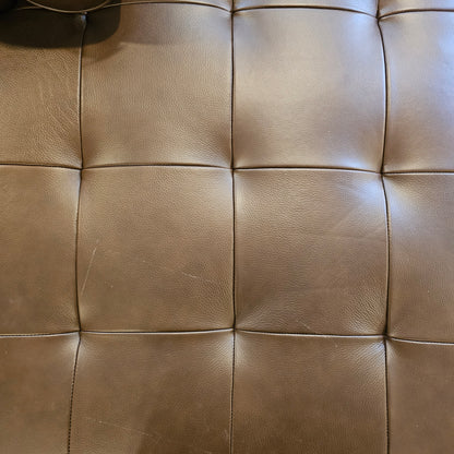 Malmo Mocha Leather LAF Chaise Sectional