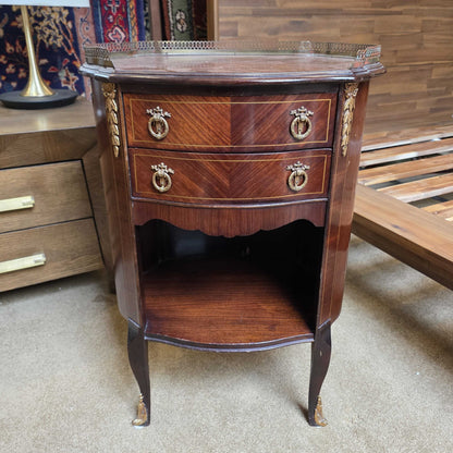 Louis XVI Style 2 Drawer Nightstand