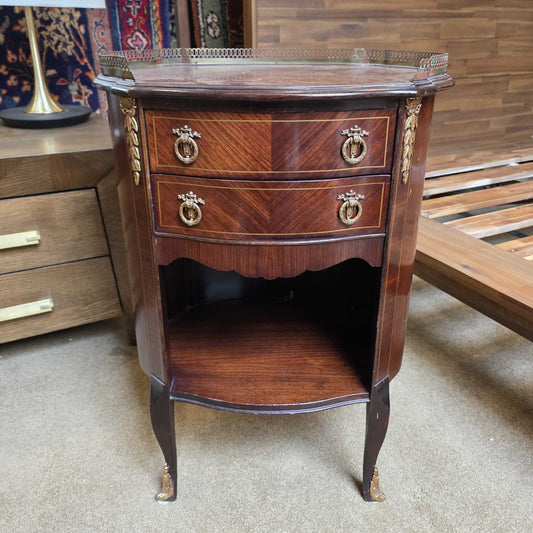 Louis XVI Style 2 Drawer Nightstand