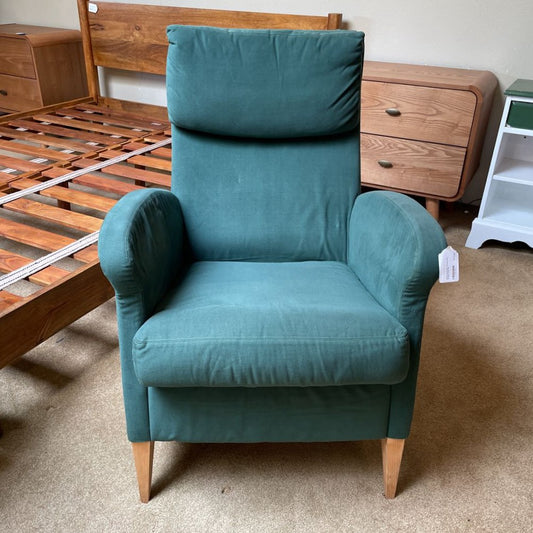 Green Grassoler Curved Arm Accent Chair U ACCENT CHAIRS