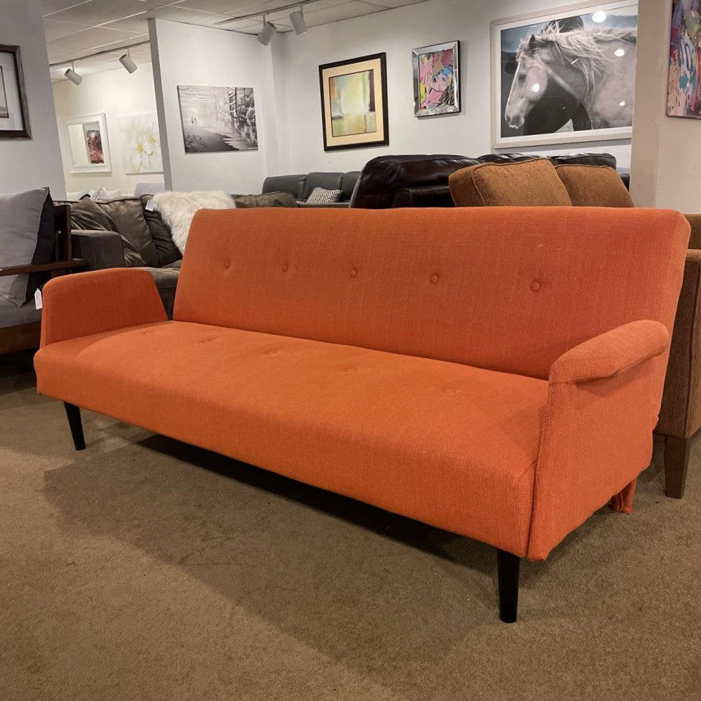 Orange Tufted MC Style Click Clack