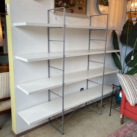 IKEA White Enetri 4 Tier Open Shelving C BOOKSHELVES