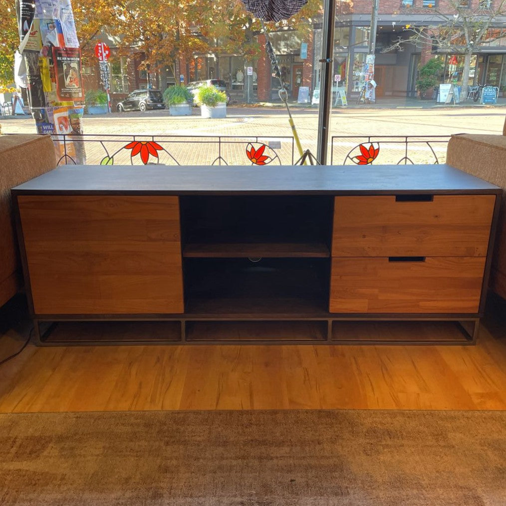 CB2 Congo Wood Media Console