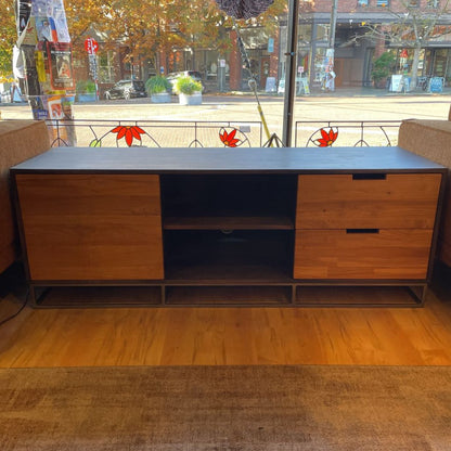 CB2 Congo Wood Media Console
