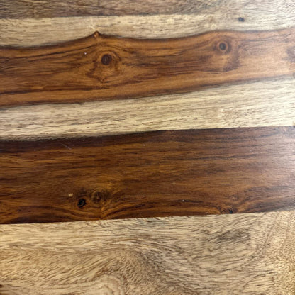 Close-up of a wooden surface with a striped pattern