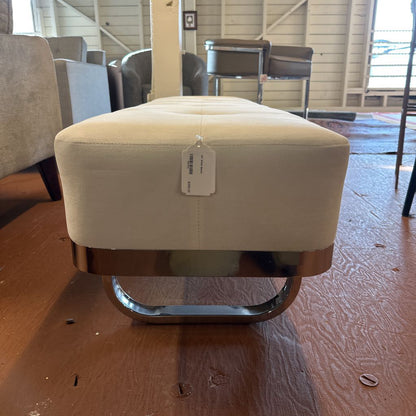 Off White Bench C ACCENT BENCHES