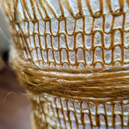 Glass Vase with Ribbon